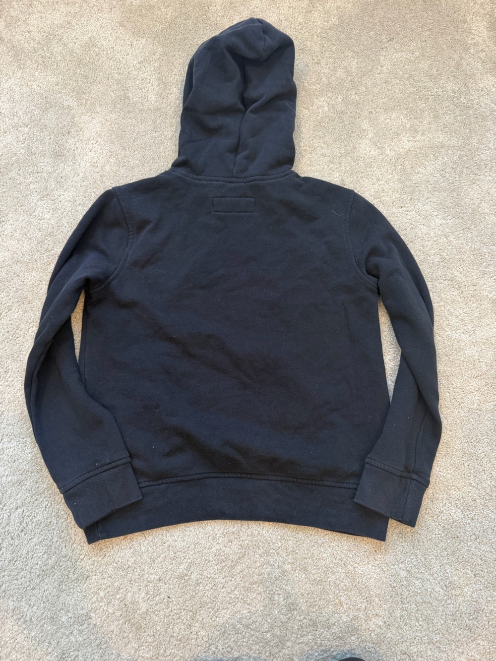 Abercrombie Kids Boys 9/10 Black Graphic Logo Hoodie - Picture 3 of 3